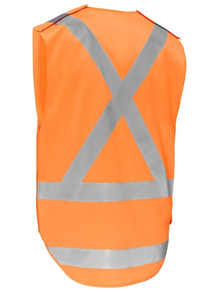 Bisley X Taped Hi Vis Detachable Safety Vest - BV0440XT