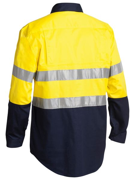 Bisley Taped Hi Vis Cool Lightweight Long Sleeve Mens Shirt - BSC6896