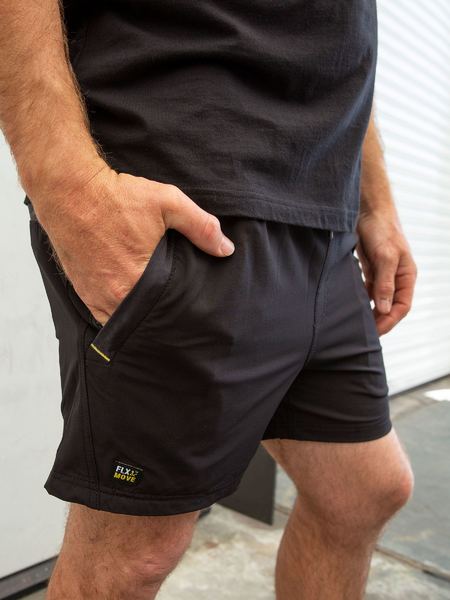 Bisley Flx & Move 4-Way Stretch Elastic Waist Shorts - BSH1331