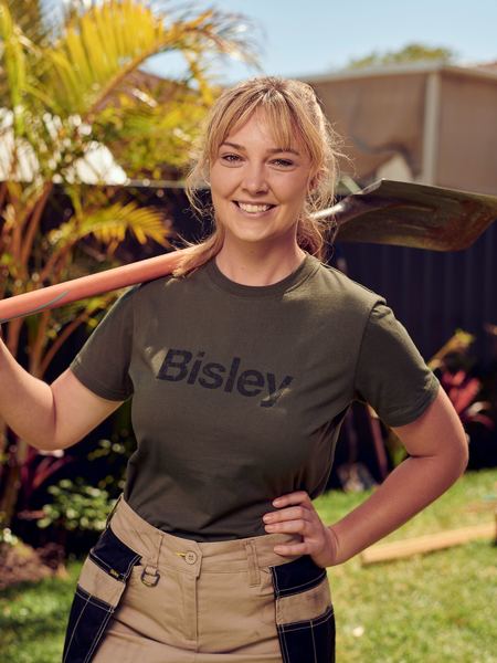 Bisley Womens Cotton Logo Tee - BKTL064