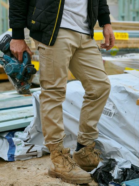 Bisley Stretch Cotton Drill Cargo Cuffed Pants - BPC6028