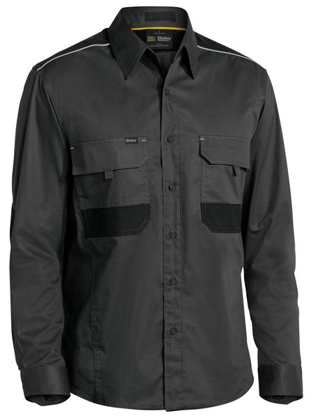 Bisley Flx & Move Mechanical Long Sleeve Stretch Shirt - BS6133