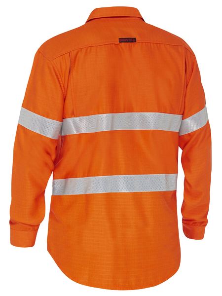 Bisley Mens Shirt Fire Retardant (FR) Apex 160 Tape - BS8339T