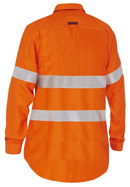 Bisley Womens Shirt Fire Retardant (FR) Apex 160 Tape - BL8339T