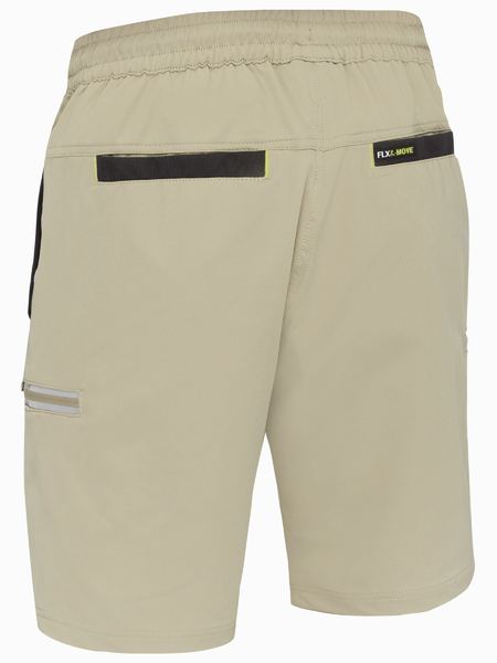 Bisley Flx & Move 4-Way Stretch Elastic Waist Cargo Shorts - BSHC1333