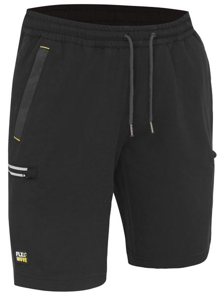 Bisley Flx & Move 4-Way Stretch Elastic Waist Cargo Shorts - BSHC1333