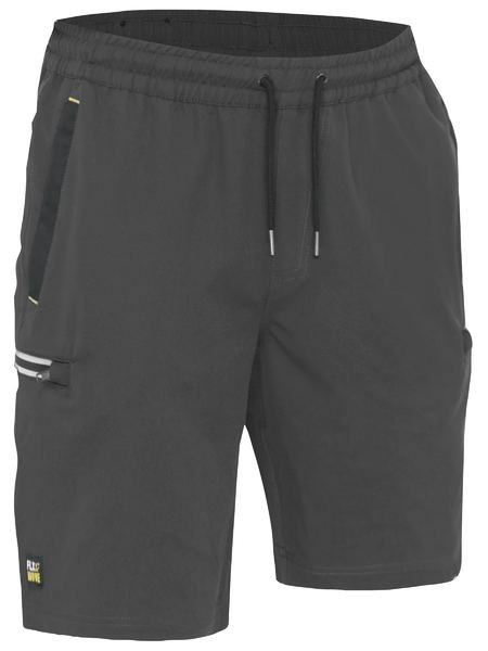 Bisley Flx & Move 4-Way Stretch Elastic Waist Cargo Shorts - BSHC1333