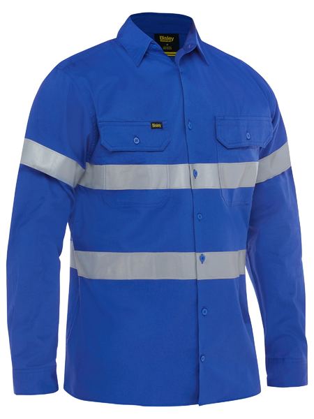 Bisley Taped Cool Lightweight Drill Shirt - BS6883T