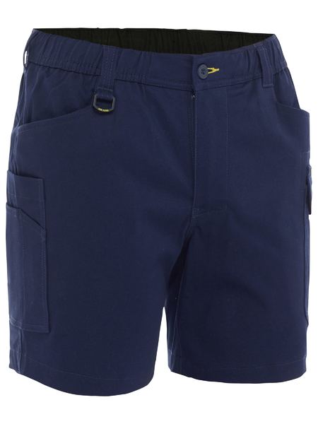 Bisley Stretch Cotton Elastic Waist Cargo Shorts - BSHC1018