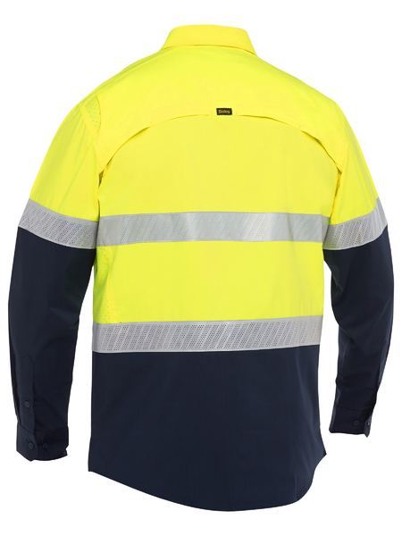 Bisley X Airflow Hi Vis Taped Stretch Ripstop Shirt - BS6491T