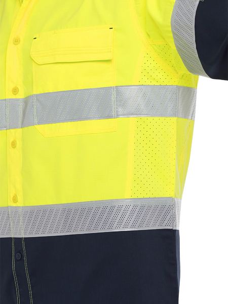 Bisley X Airflow Hi Vis Taped Stretch Ripstop Shirt - BS6491T