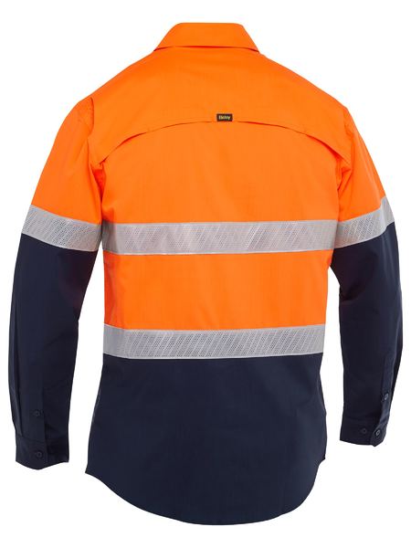 Bisley X Airflow Hi Vis Taped Stretch Ripstop Shirt - BS6491T