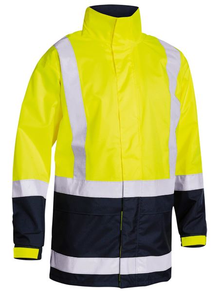 Bisley Mens Hi Vis Jacket Wet Weather Recycled - BJ6766T