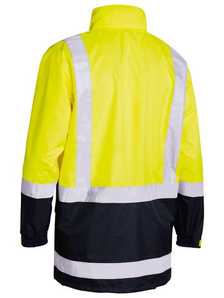 Bisley Mens Hi Vis Jacket Wet Weather Recycled - BJ6766T