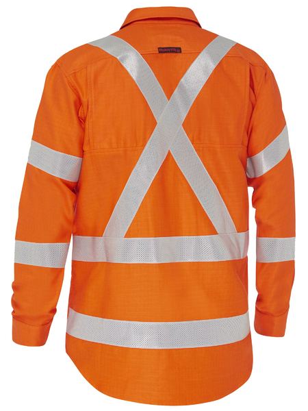 Bisley Mens Shirt Fire Retardant (FR) Apex 185 X Tape - BS8439XT