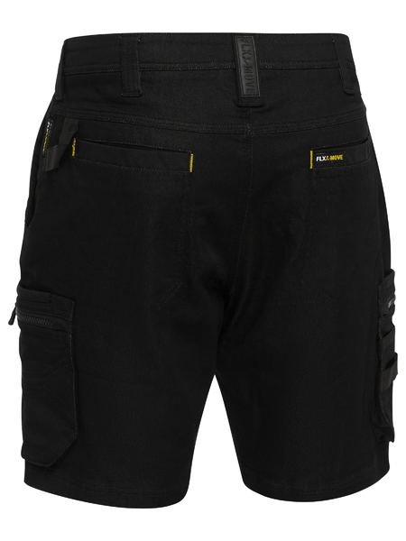 BISLEY UNI BW SRT FLX & MOVE ZIP CARGO SHORTS - BSHC1335