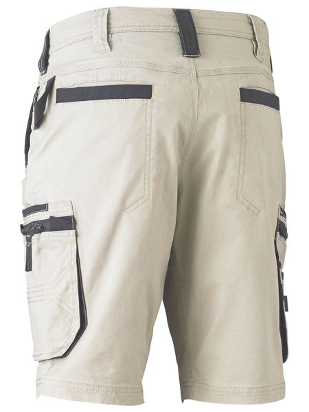 Bisley Flx & Move Stretch Utility Zip Unisex Cargo Shorts - BSHC1330