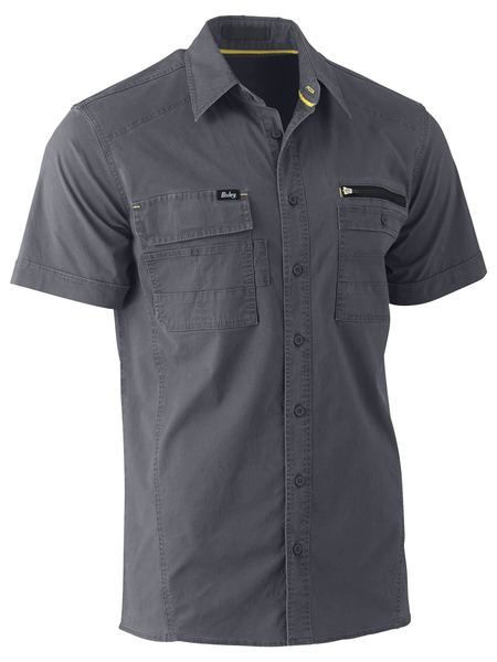 Bisley Flx & Move Utility Short Sleeve Work Shirt - BS1144