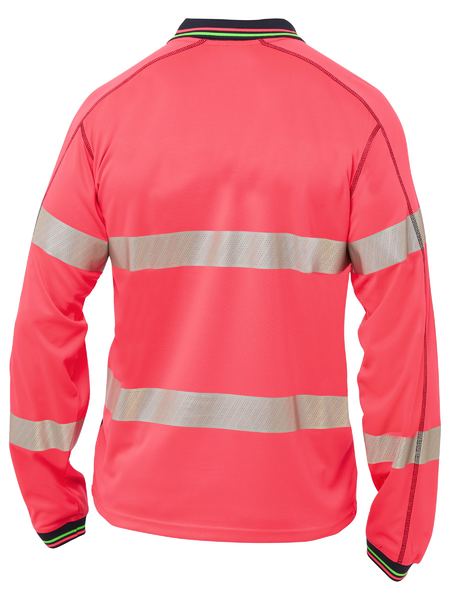 Bisley Taped Hi Vis Polyester Mesh Mens Polo - BK6219T