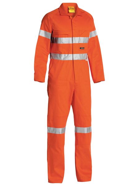 Bisley Taped Hi Vis Mens Drill Coverall - BC607T8