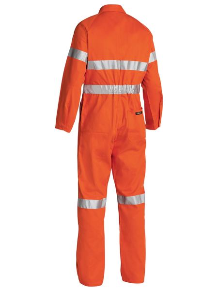 Bisley Taped Hi Vis Mens Drill Coverall - BC607T8