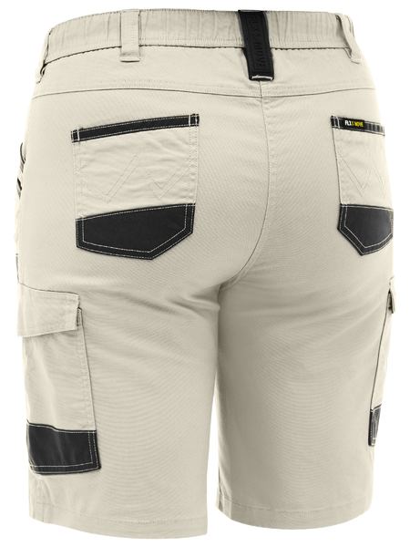 Bisley Women's Flx & Move Elastic Waist Cargo Short - BSHL1338