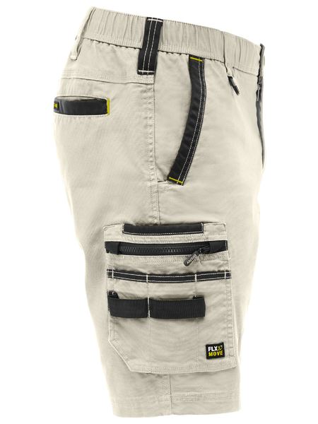 Bisley Flx & Move Elastic Waist Cargo Short - BSHC1338