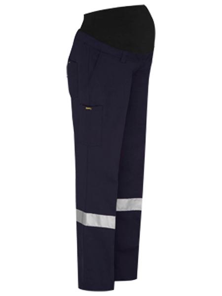 Bisley Womens Taped Maternity Drill Work Pants - BPLM6009T