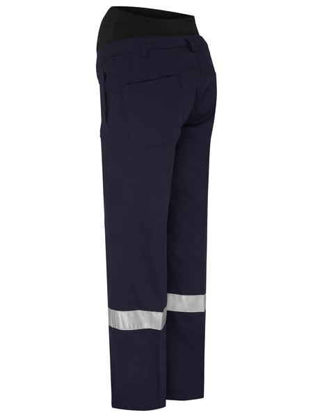 Bisley Womens Taped Maternity Drill Work Pants - BPLM6009T