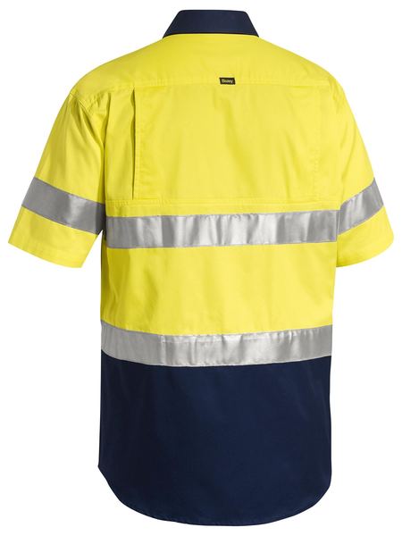 Bisley Taped Hi Vis Short Sleeve Mens Shirt - BS1896