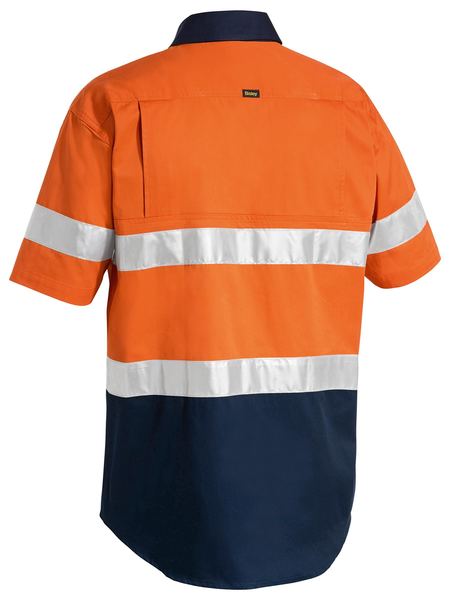 Bisley Taped Hi Vis Short Sleeve Mens Shirt - BS1896