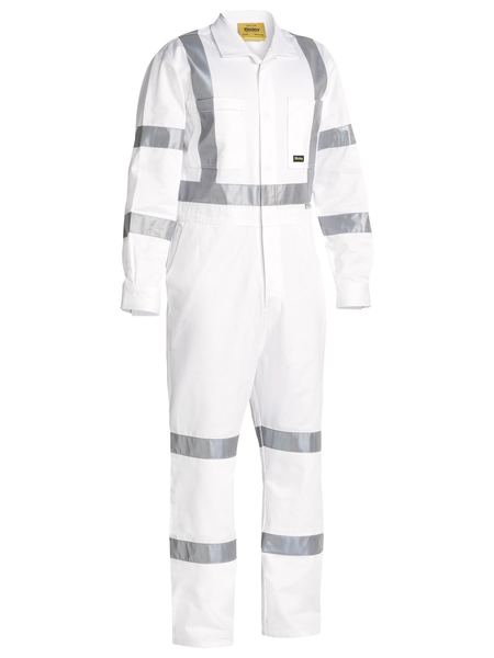 Bisley X Taped Biomotion Mens Cotton Drill Coverall - BC6806T