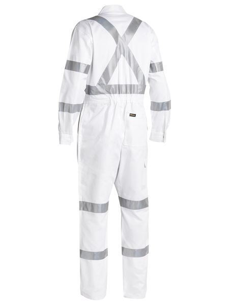 Bisley X Taped Biomotion Mens Cotton Drill Coverall - BC6806T