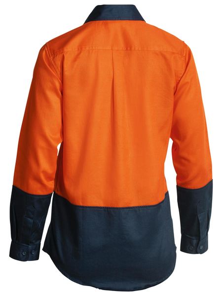 Bisley Womens Hi Vis Drill Shirt - BL6267