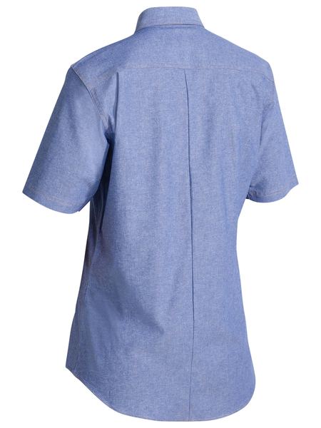 Bisley Womens Chambray Short Sleeve Shirt - B71407L