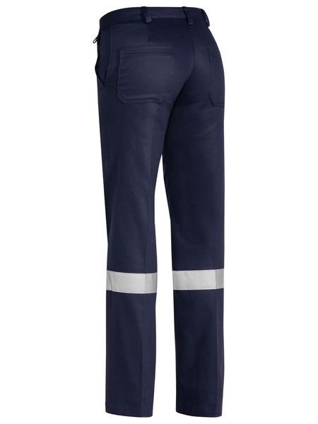 Bisley Womens Taped Original Drill Work Pants - BPL6007T