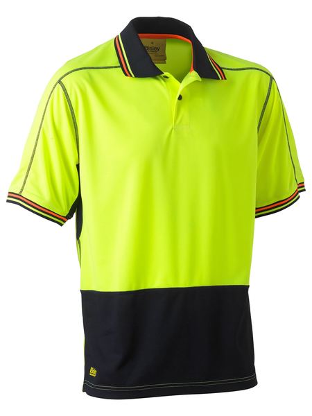 Bisley Hi Vis Mens Mesh Polyester Polo - BK1219