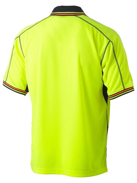 Bisley Hi Vis Mens Mesh Polyester Polo - BK1219