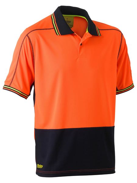 Bisley Hi Vis Mens Mesh Polyester Polo - BK1219