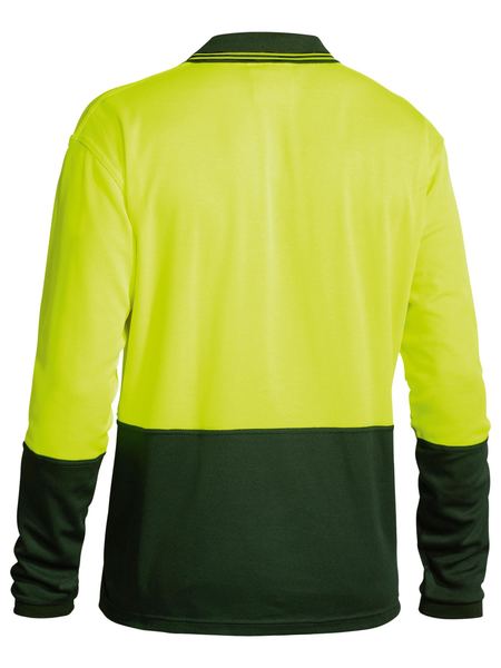 Bisley Hi Vis Long Sleeve Mens Polo - BK6234