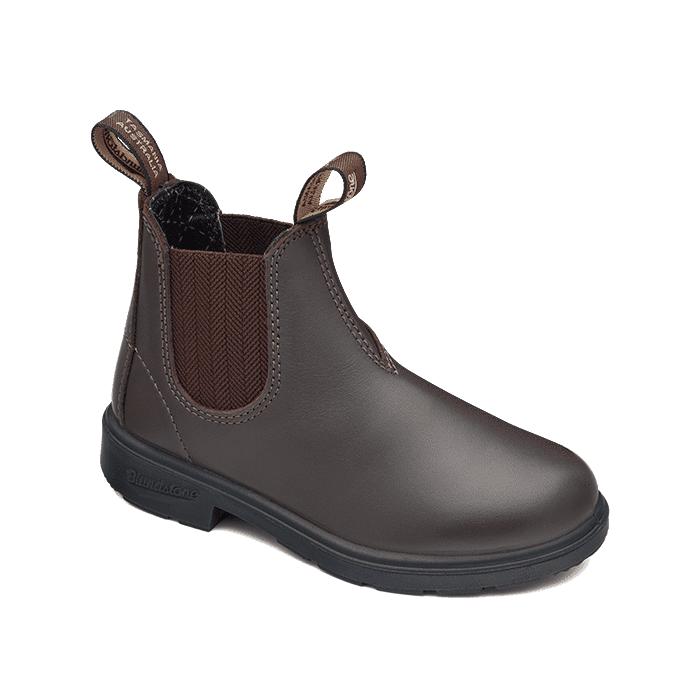 Blundstone Kids Chelsea Elastic Side Boots Chestnut Brown 630-Queensland Workwear Supplies