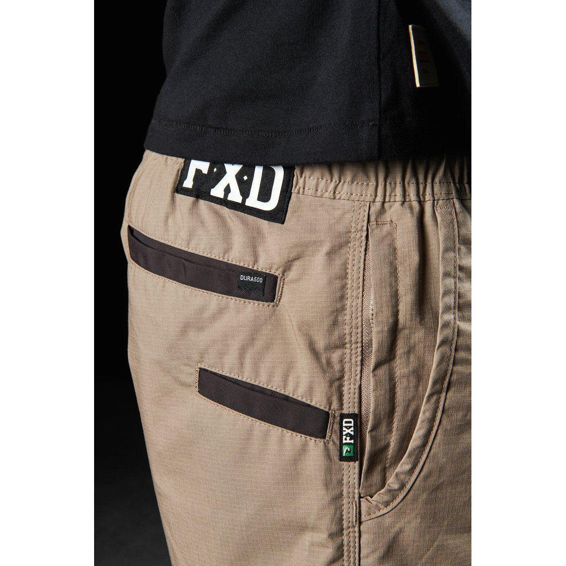 FXD Repreve Stretch Elastic Waist Work Shorts - WS-4-The Boot Shed