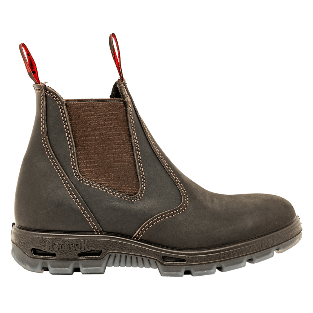 Redback Bobcat Soft Toe Claret Oil Kip - UBOK | The Boots Shed
