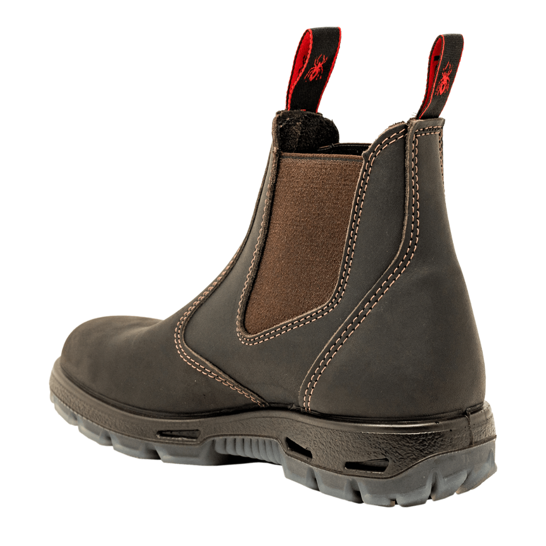 Redback Bobcat Soft Toe Claret Oil Kip - UBOK | The Boots Shed