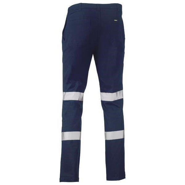 Bisley Taped Biomotion Stretch Cotton Drill Work Pants - BP6008T