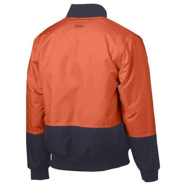 Bisley 2 Tone HiVis Bomber Jacket - BJ6730-Queensland workwear Supplies