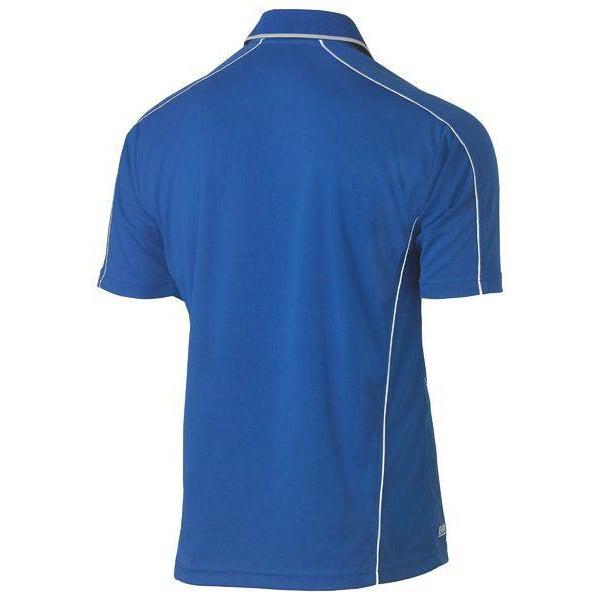 Bisley Cool Mesh Short Sleeve Polo With Reflective Piping - BK1425-Queensland workwear Supplies