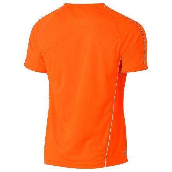 Bisley Cool Mesh Unisex Tee With Reflective Piping - BK1426-Queensland workwear Supplies