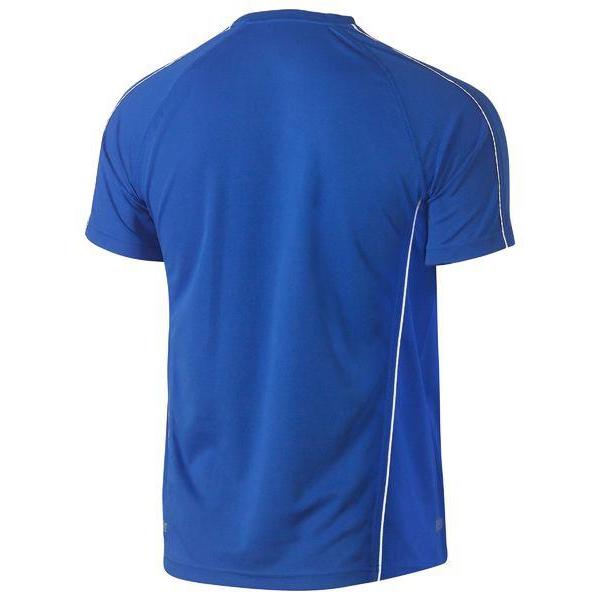 Bisley Cool Mesh Unisex Tee With Reflective Piping - BK1426-Queensland workwear Supplies