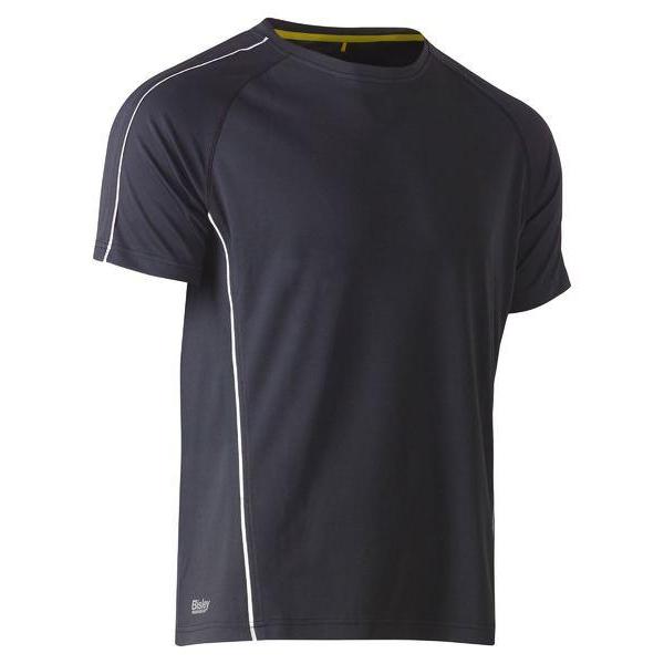 Bisley Cool Mesh Unisex Tee With Reflective Piping - BK1426-Queensland workwear Supplies